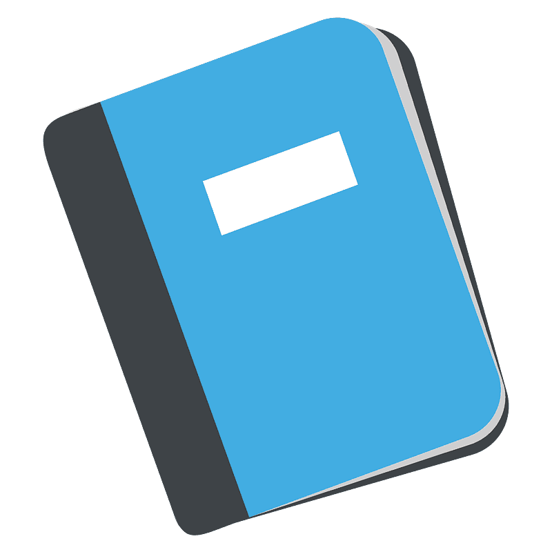 Notebook clipart transparent 8