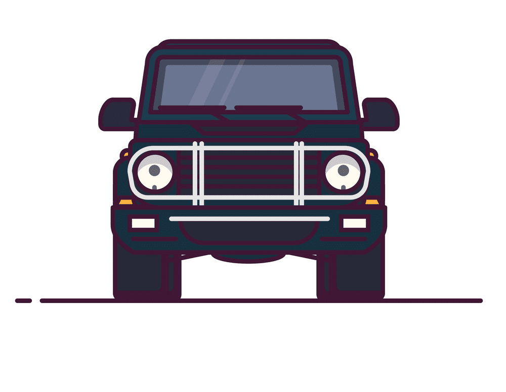 Off-road Jeep clipart image