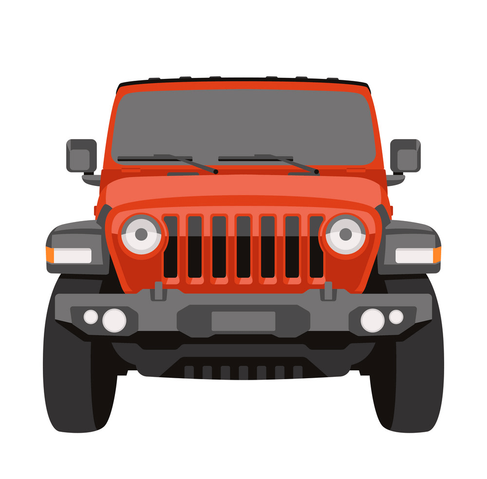 Off-road Jeep clipart