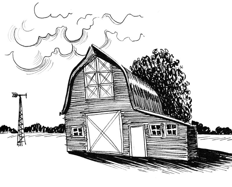 Old Barn clipart png
