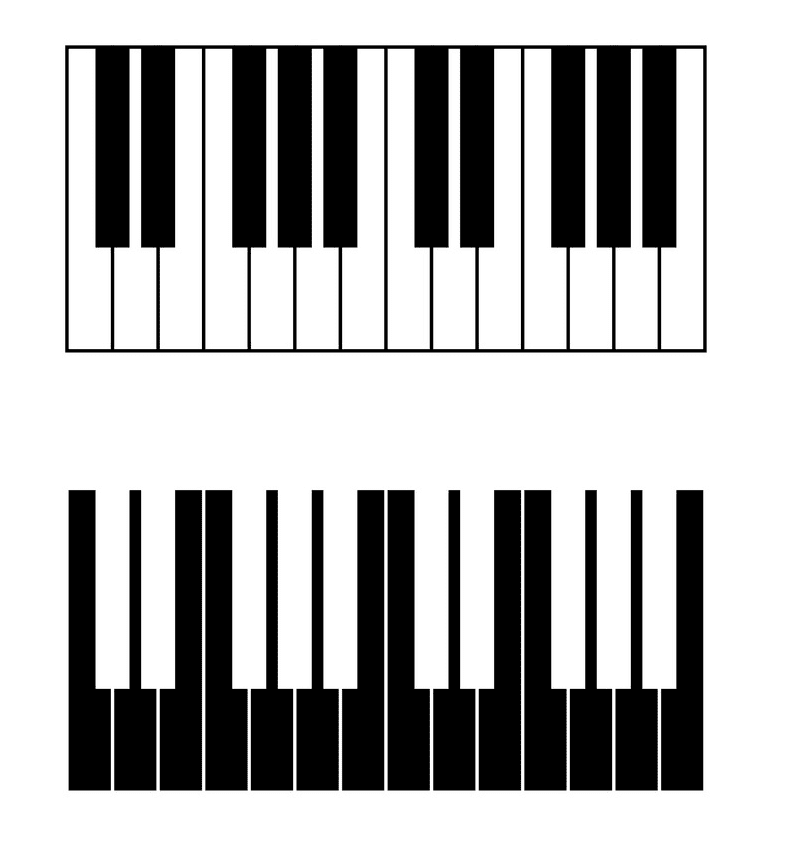 Piano Keyboard clipart 5
