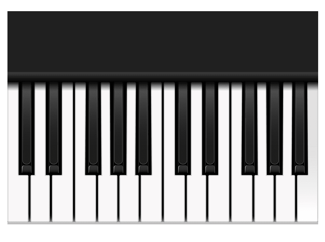 Piano Keyboard clipart png free