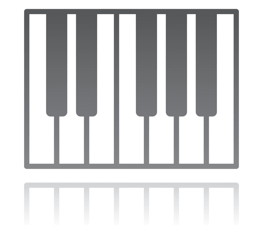 Piano Keyboard clipart png images
