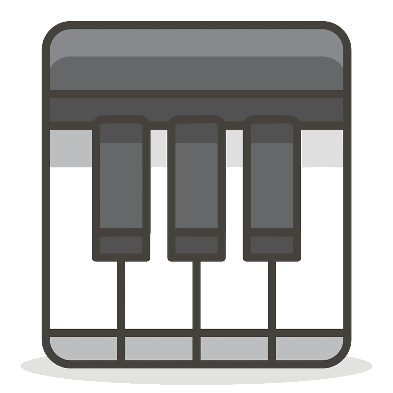 Piano Keyboard clipart transparent 5