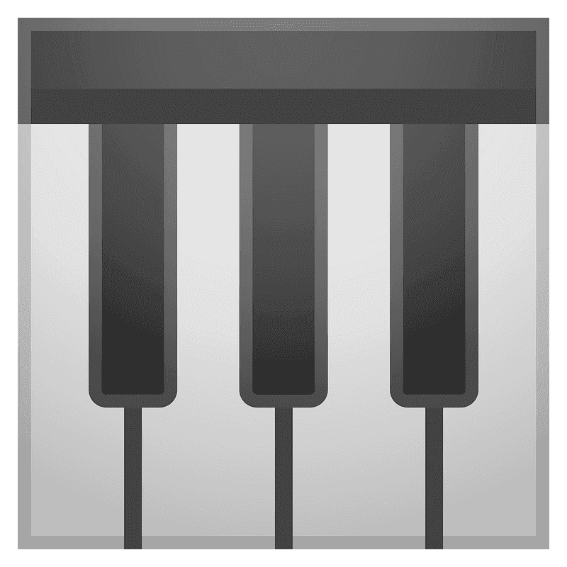 Piano Keyboard clipart transparent 9