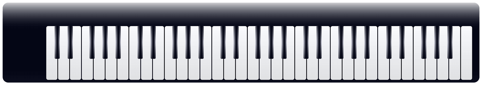 Piano Keyboard clipart transparent
