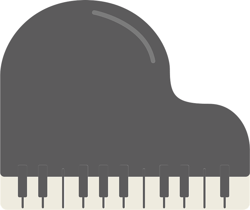 Piano clipart transparent for free