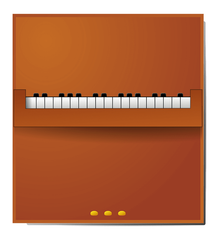 Piano clipart transparent png image