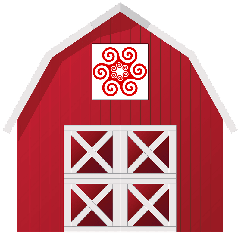 Red Barn clipart transparent
