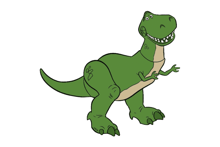 Rex Toy Story clipart free