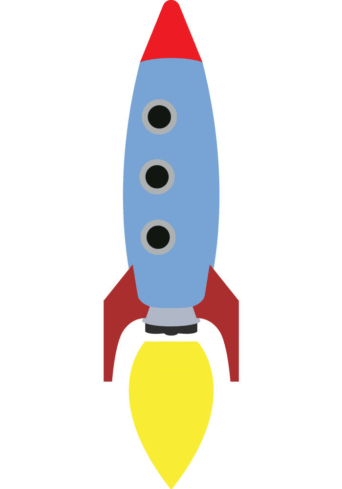 Rocket Launch clipart free image