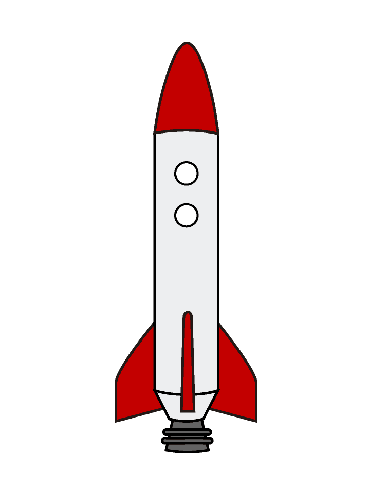 Rocket clipart 1