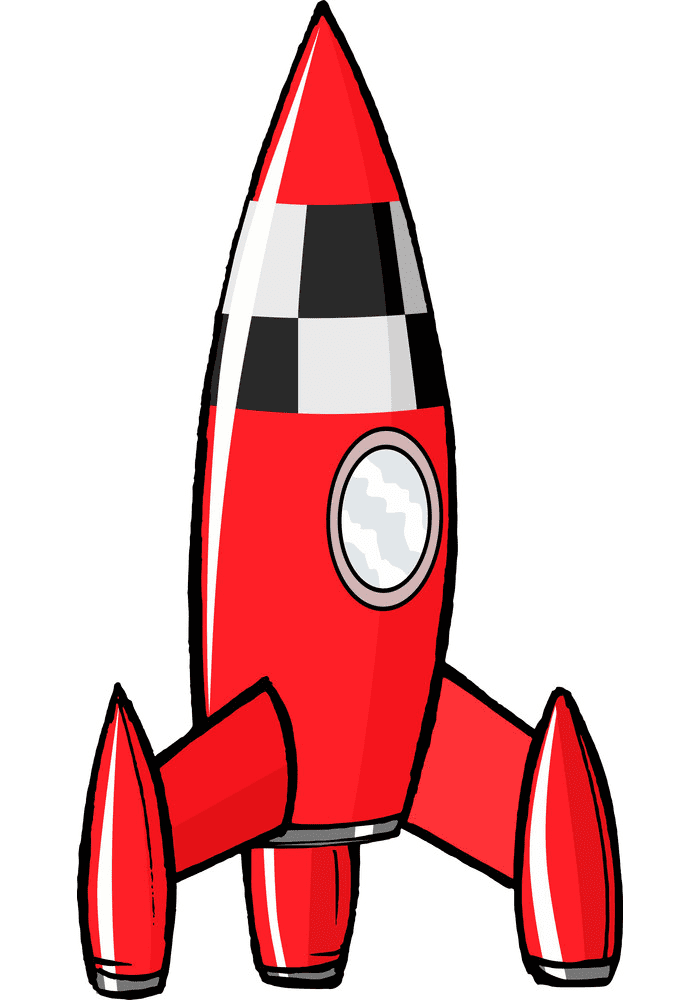 Rocket clipart 4