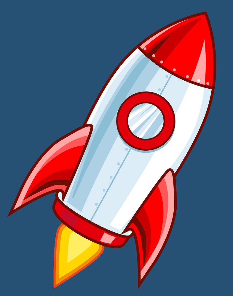 Rocket clipart free 1