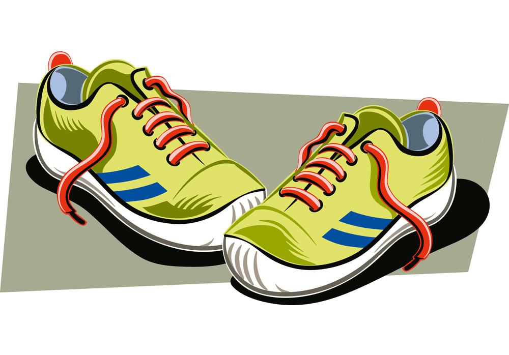 Running Shoes clipart free image