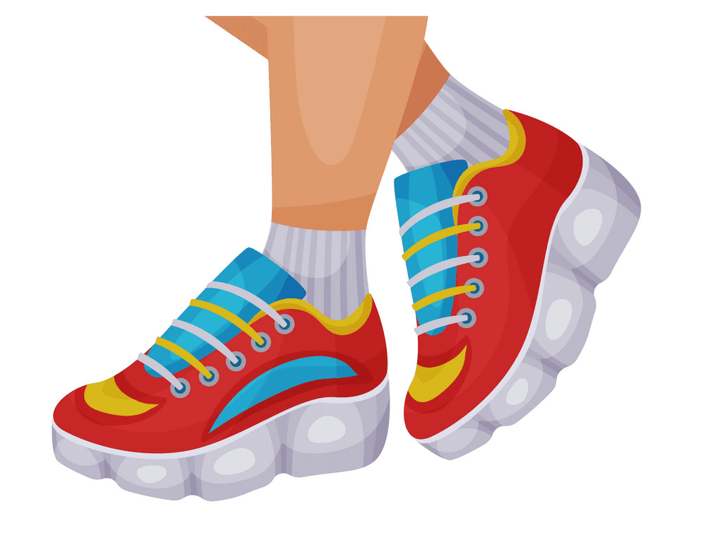 Running Shoes clipart free images