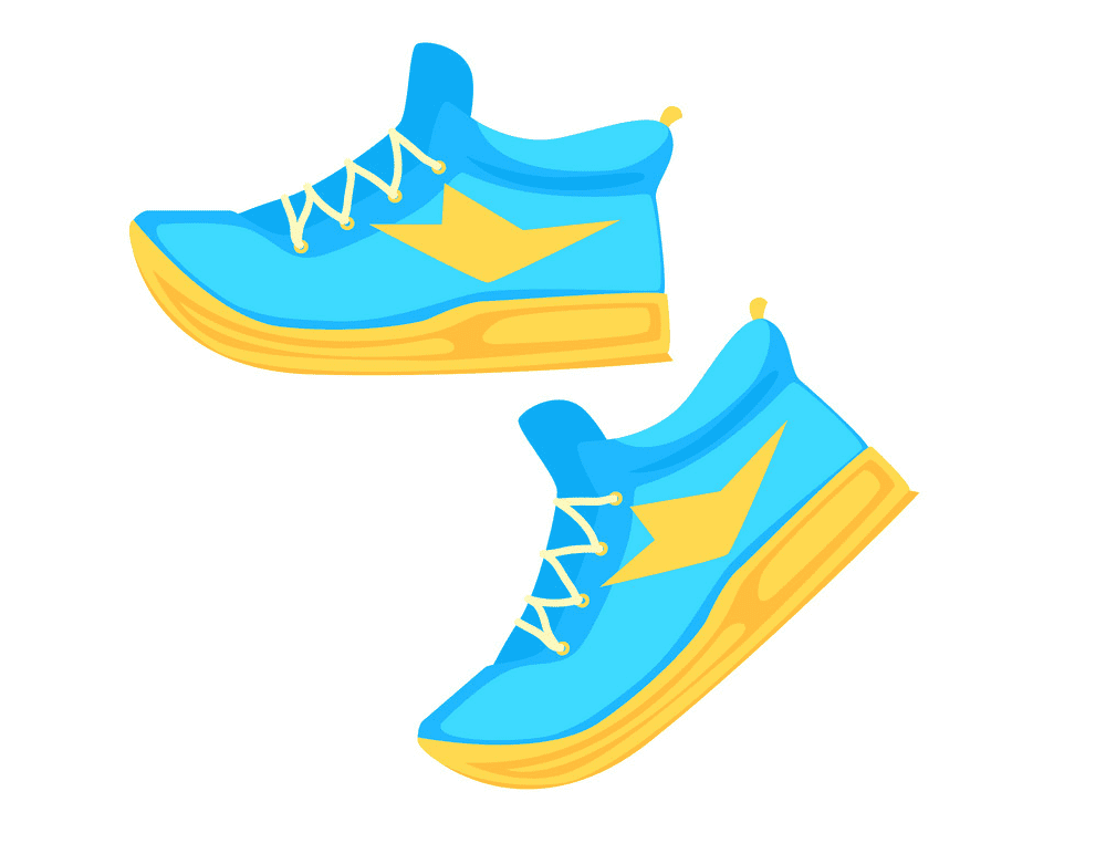 Running Shoes clipart png free
