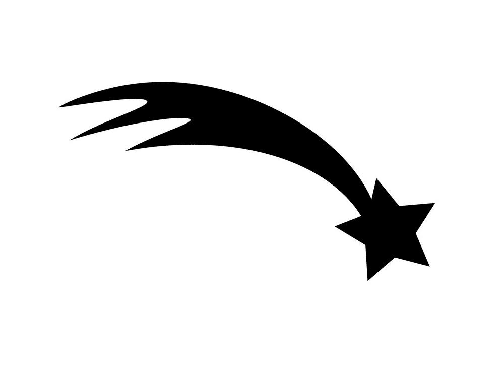 Shooting Star clipart free 5
