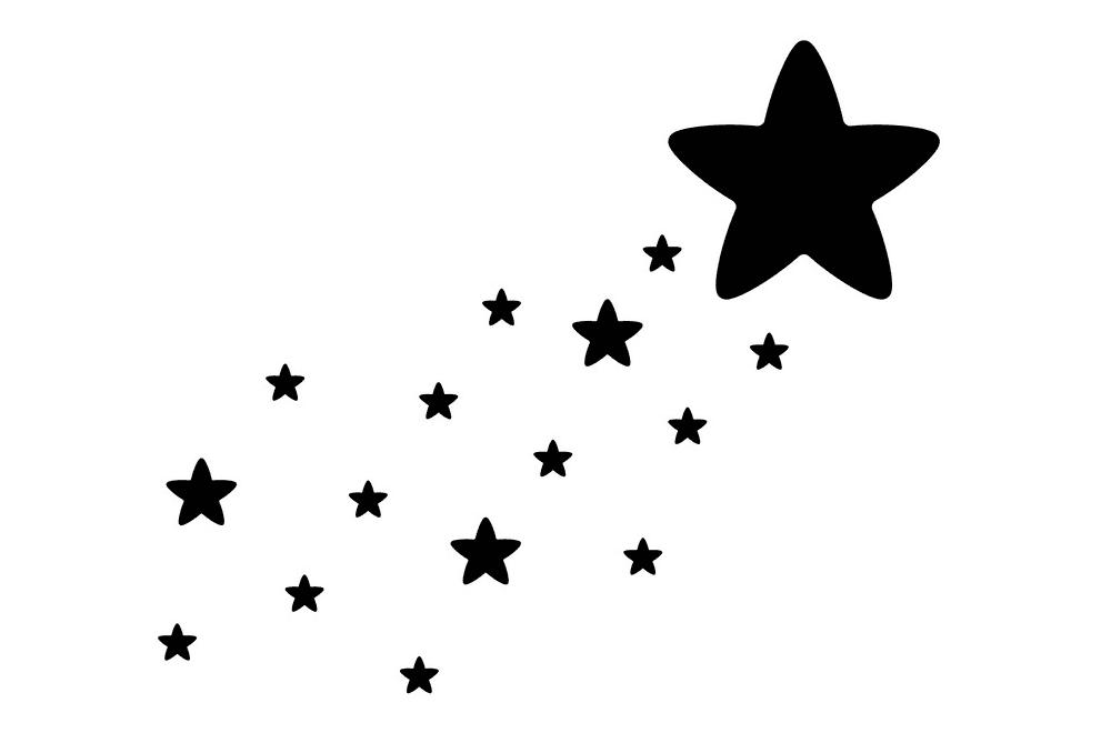 Shooting Star clipart free 6