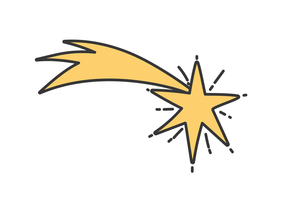 Shooting Star clipart png 2