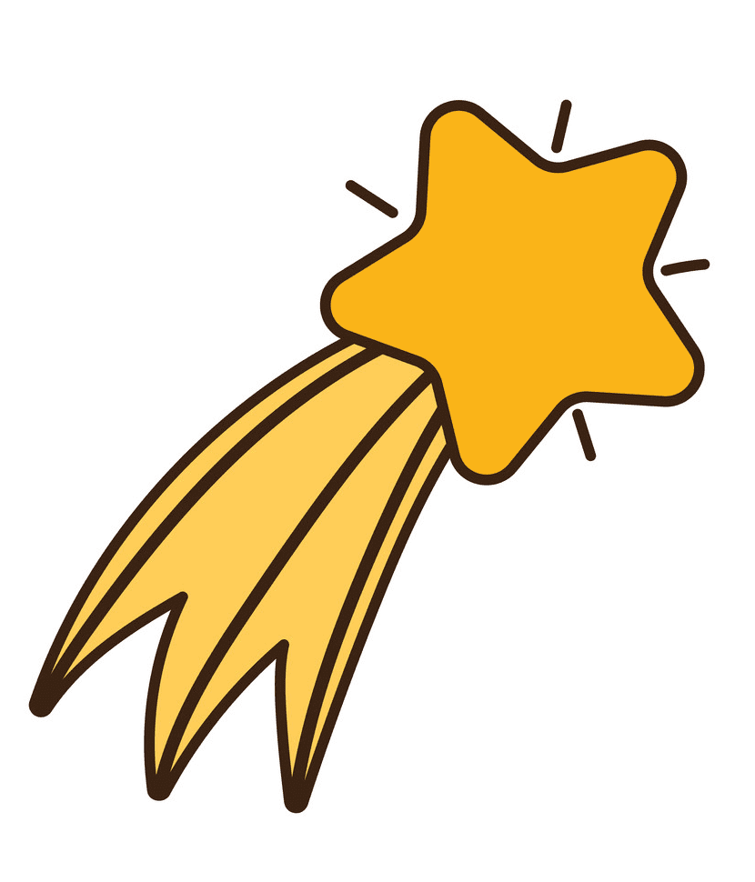 Shooting Star clipart png 3