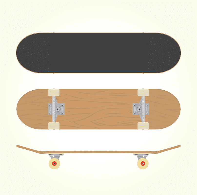 Skateboard clipart free images