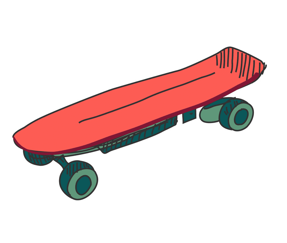 Skateboard clipart images