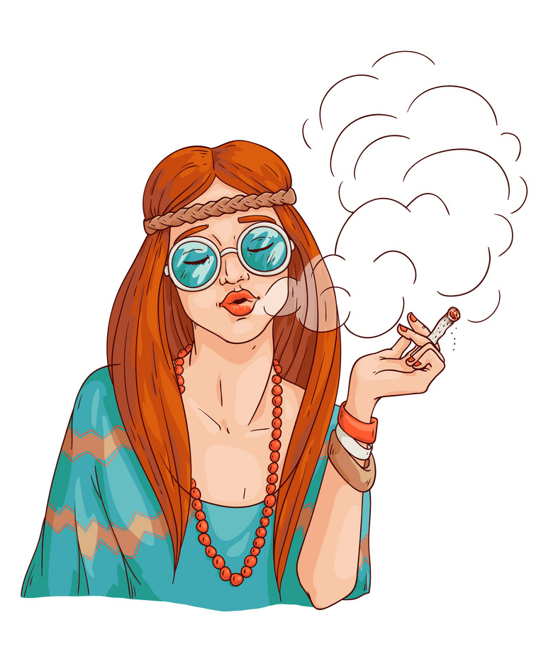 Smoking Weed clipart png free