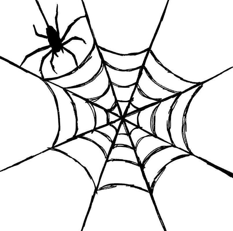 Spider Web clipart 1