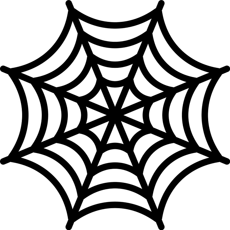 Spider Web clipart free