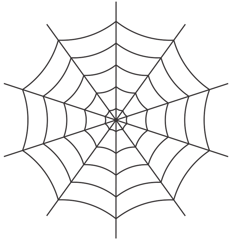 Spider Web clipart transparent free