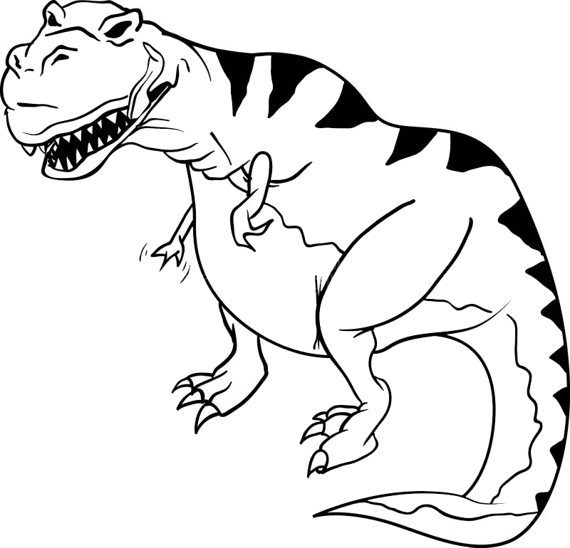 T-Rex Clipart Black and White images