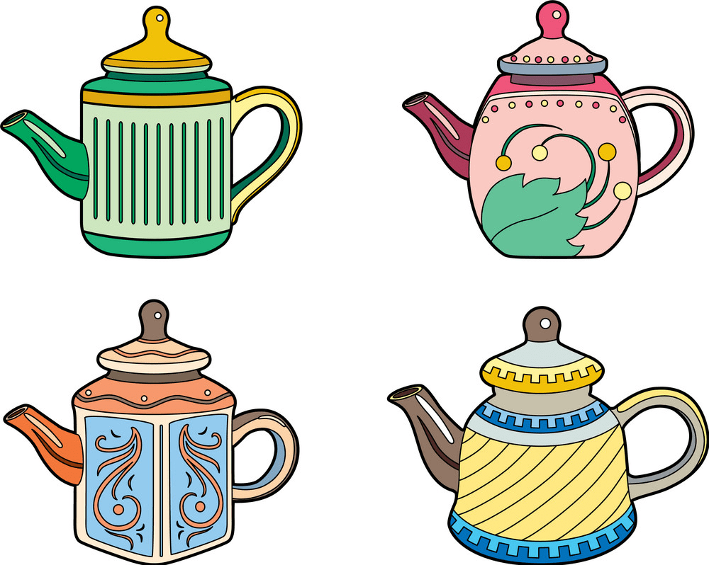 Teapot clipart free 10