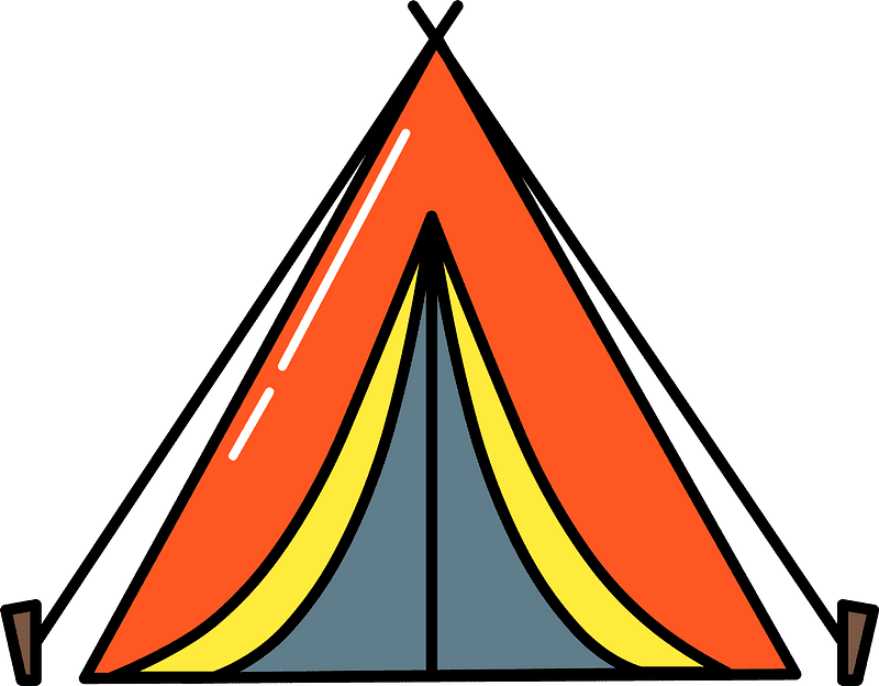 Tent clipart transparent 6