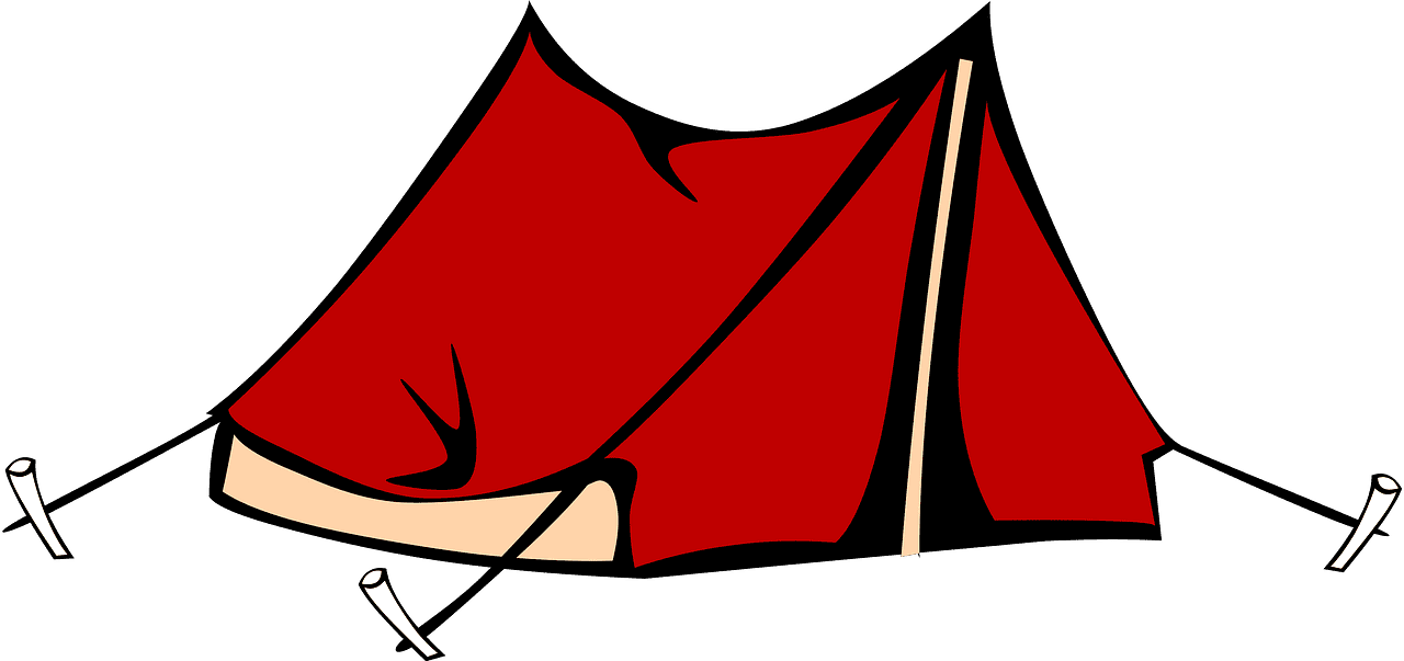 Tent clipart transparent background 1