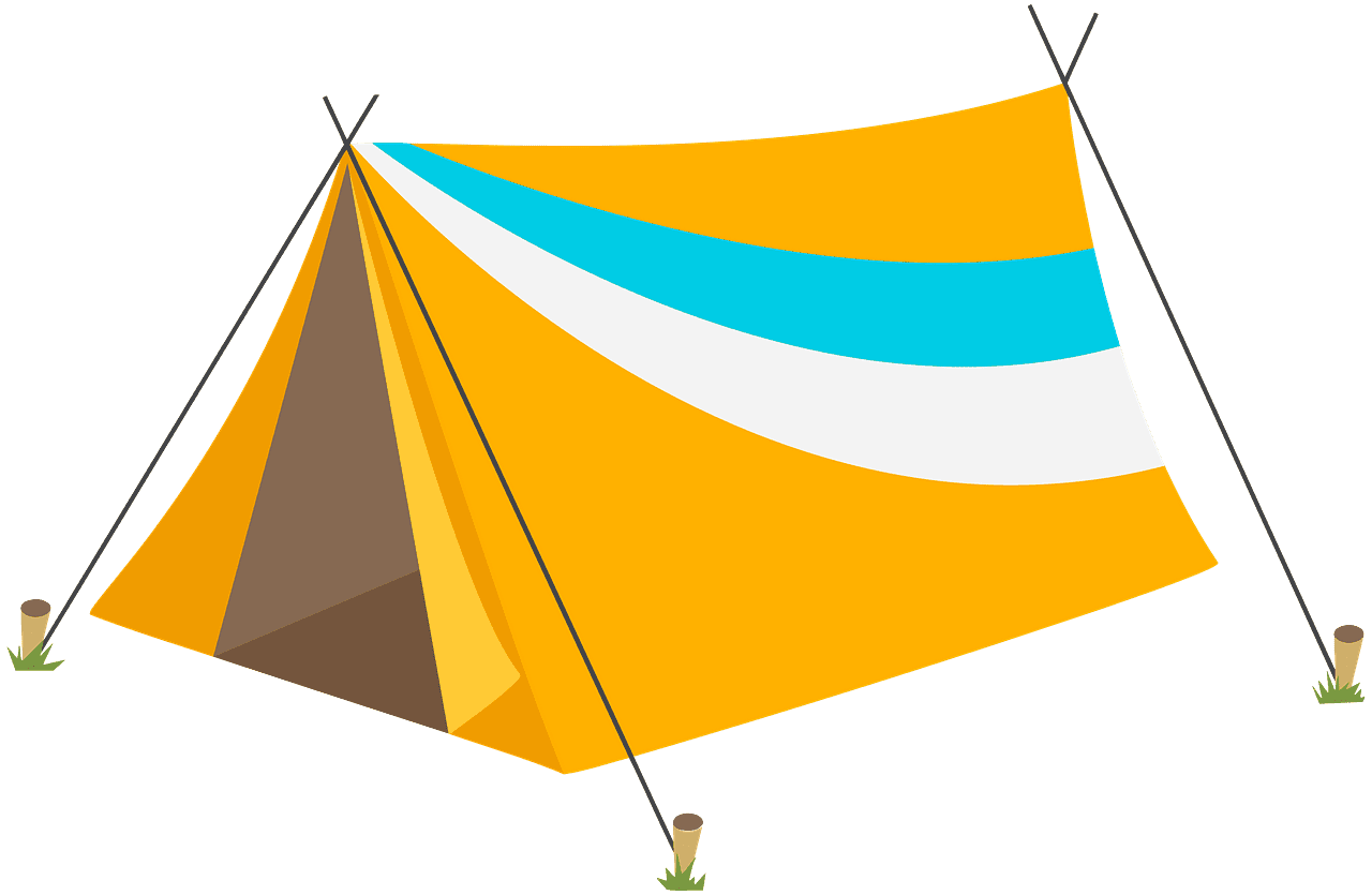 Tent clipart transparent background 2