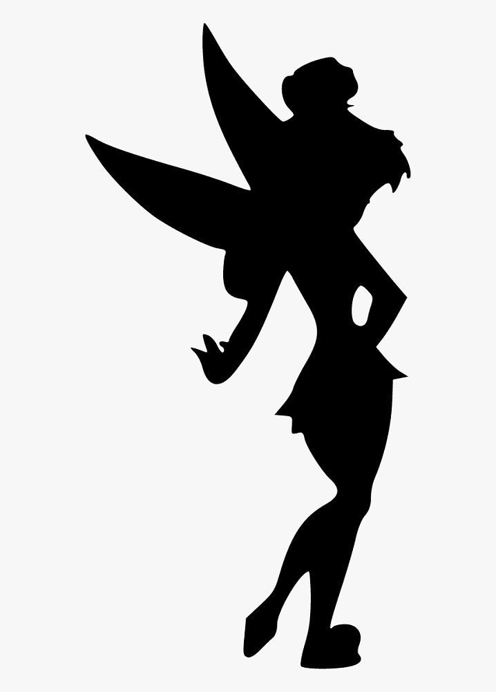 Tinkerbell Silhouette clipart free image
