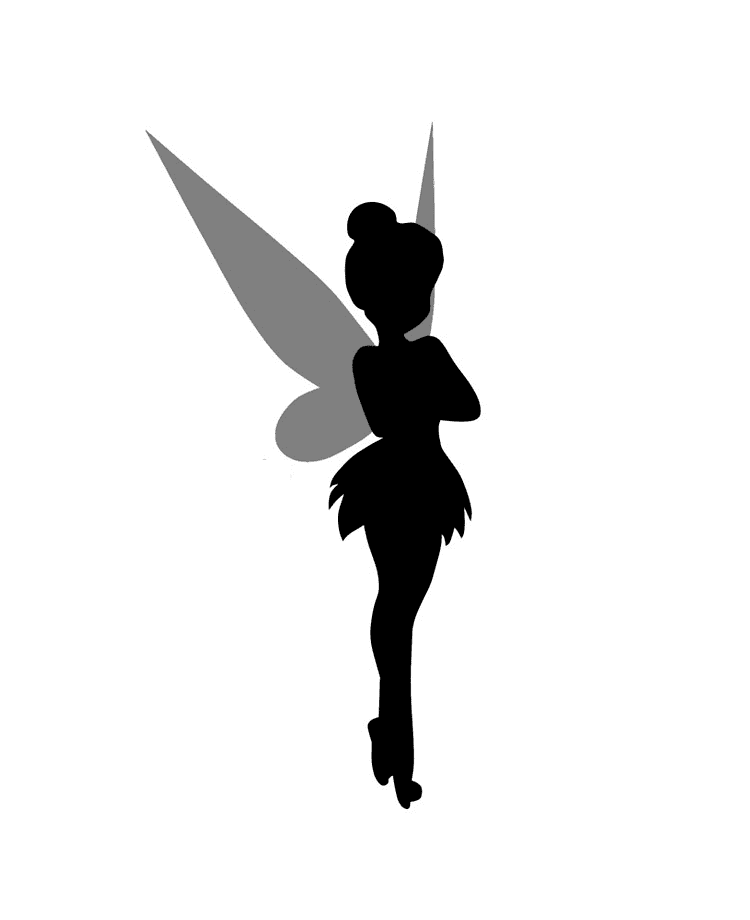 Tinkerbell Silhouette clipart images