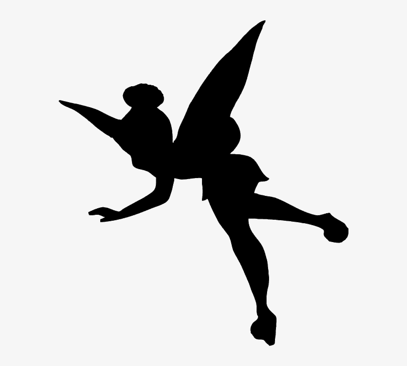 Tinkerbell Silhouette clipart png free