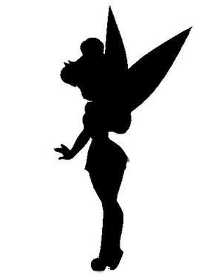 Tinkerbell Silhouette clipart png image