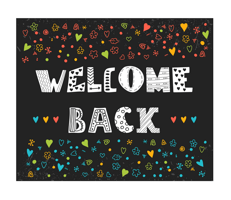 Welcome Back clipart for free