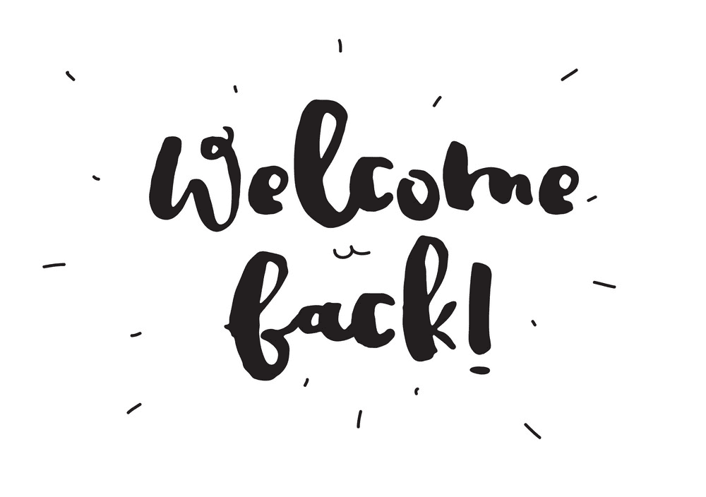 Welcome Back clipart free images