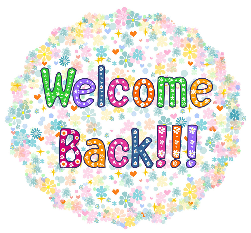 Welcome Back clipart free