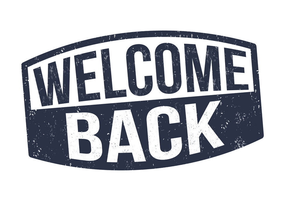 Welcome Back clipart images