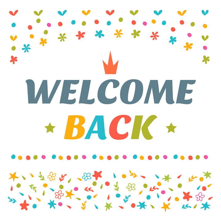 Welcome Back clipart png free