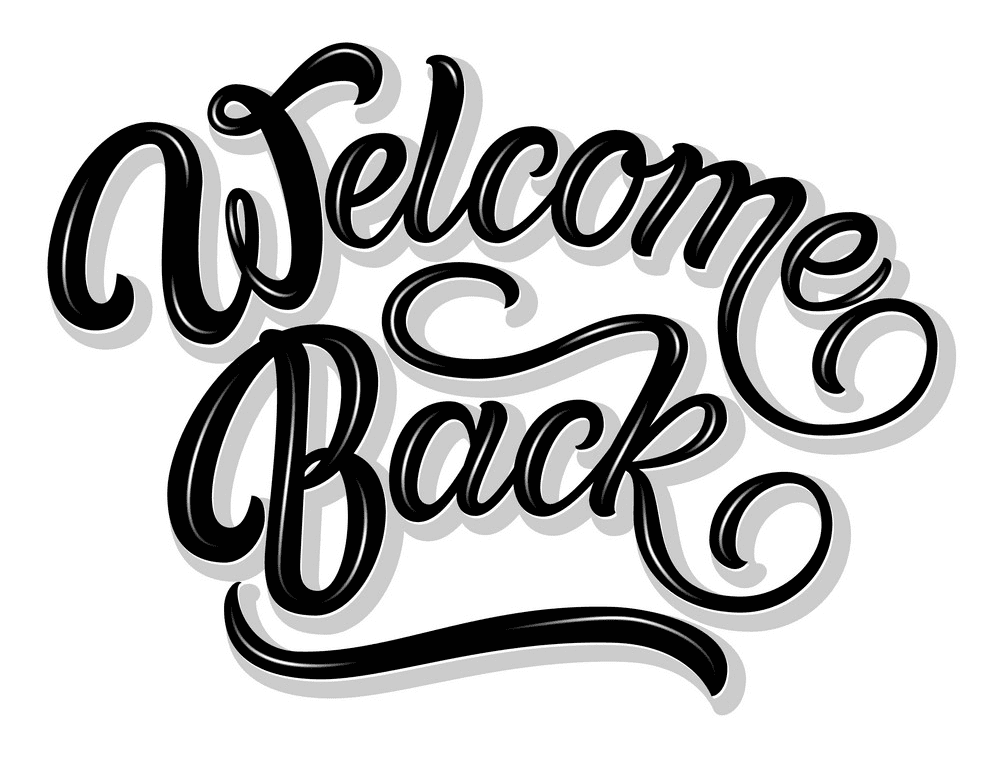 Welcome Back clipart png image