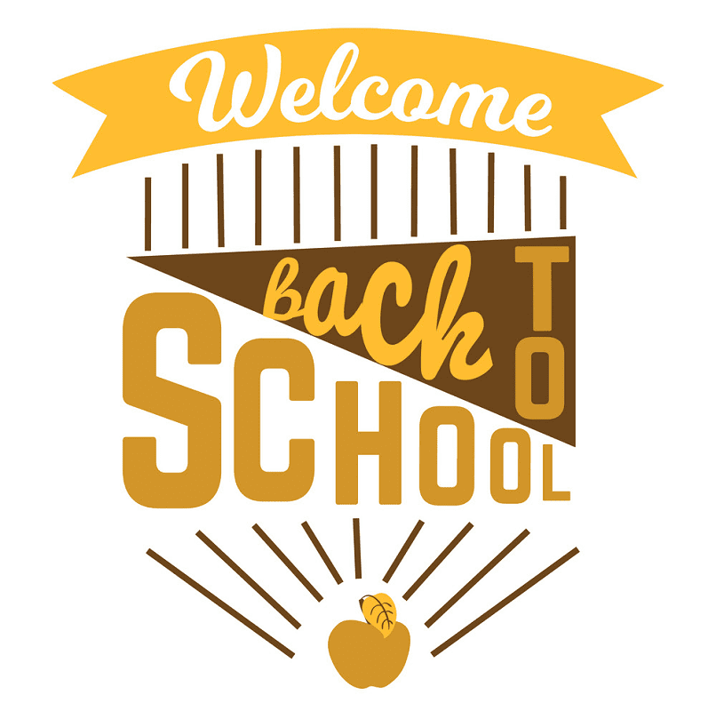Welcome Back to School clipart 5