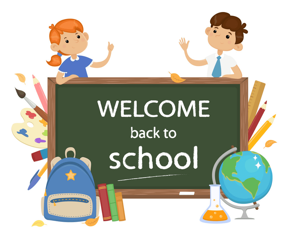 Welcome Back to School clipart png image
