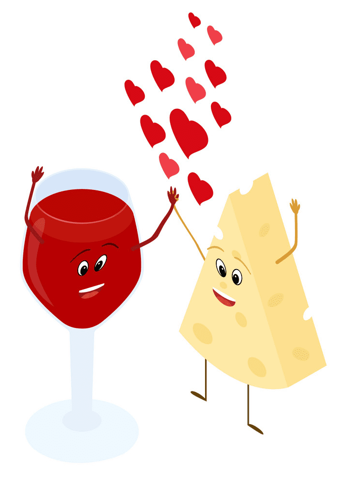 Wine and Cheese clipart 6