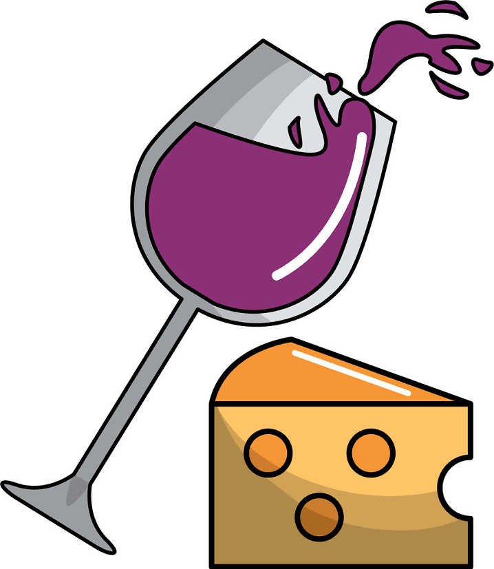 Wine and Cheese clipart download